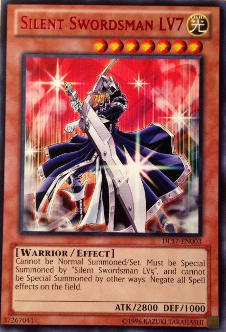 Silent Swordsman LV7 (Red) [DL17-EN003] Rare | Card Merchant Takapuna