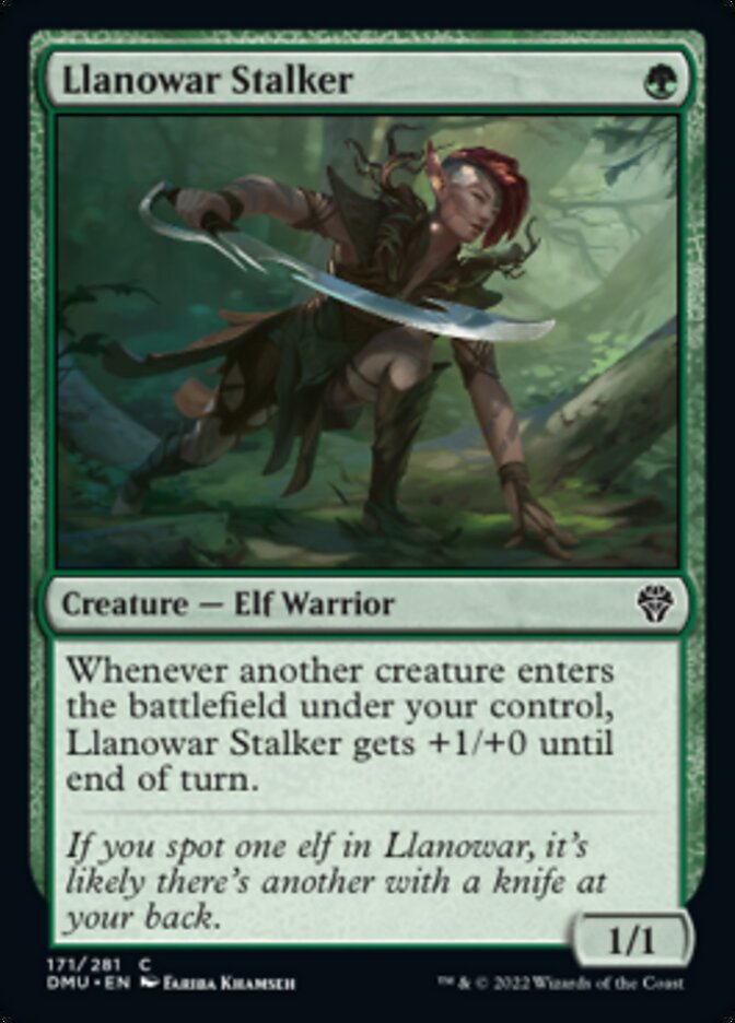 Llanowar Stalker [Dominaria United] | Card Merchant Takapuna