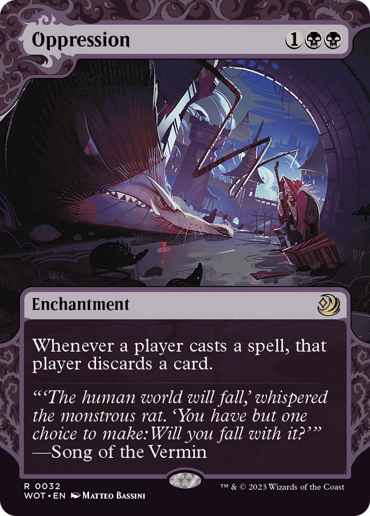 Oppression [Wilds of Eldraine: Enchanting Tales] | Card Merchant Takapuna