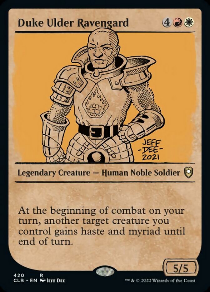 Duke Ulder Ravengard (Showcase) [Commander Legends: Battle for Baldur's Gate] | Card Merchant Takapuna