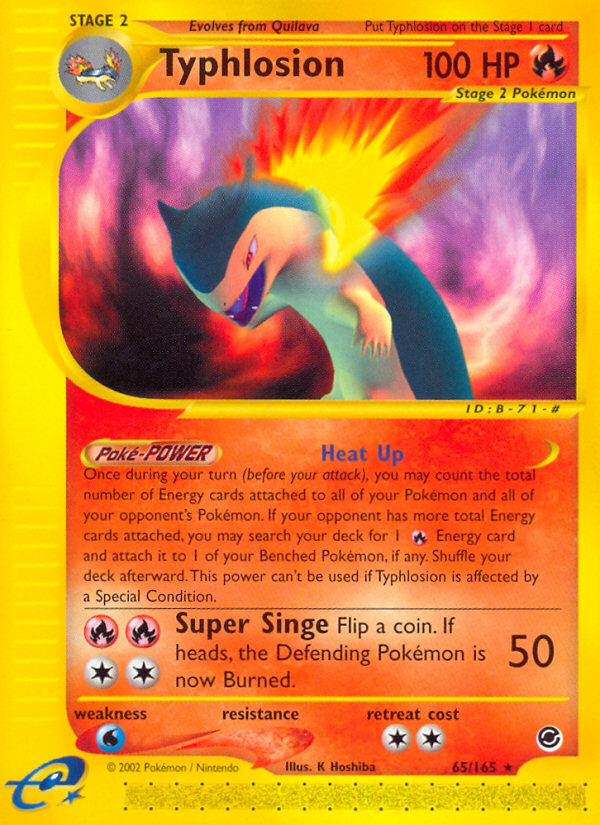 Typhlosion (65/165) [Expedition: Base Set] | Card Merchant Takapuna