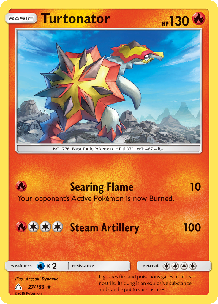 Turtonator (27/156) [Sun & Moon: Ultra Prism] | Card Merchant Takapuna