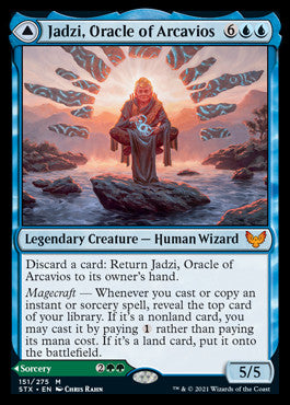 Jadzi, Oracle of Arcavios // Journey to the Oracle [Strixhaven: School of Mages] | Card Merchant Takapuna