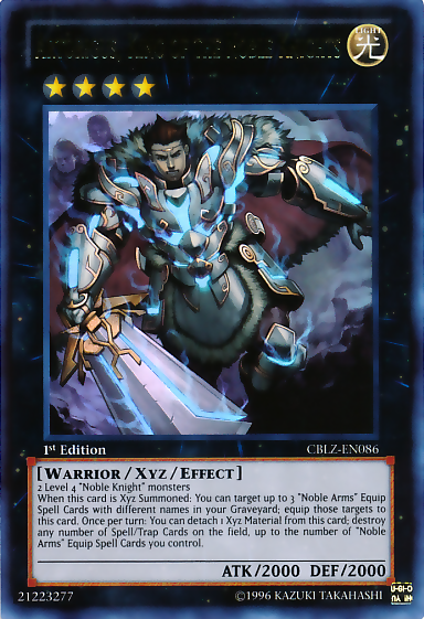 Artorigus, King of the Noble Knights [CBLZ-EN086] Ultra Rare | Card Merchant Takapuna