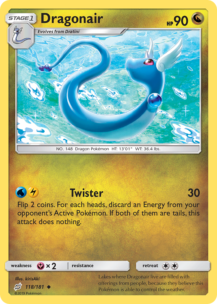 Dragonair (118/181) [Sun & Moon: Team Up] | Card Merchant Takapuna