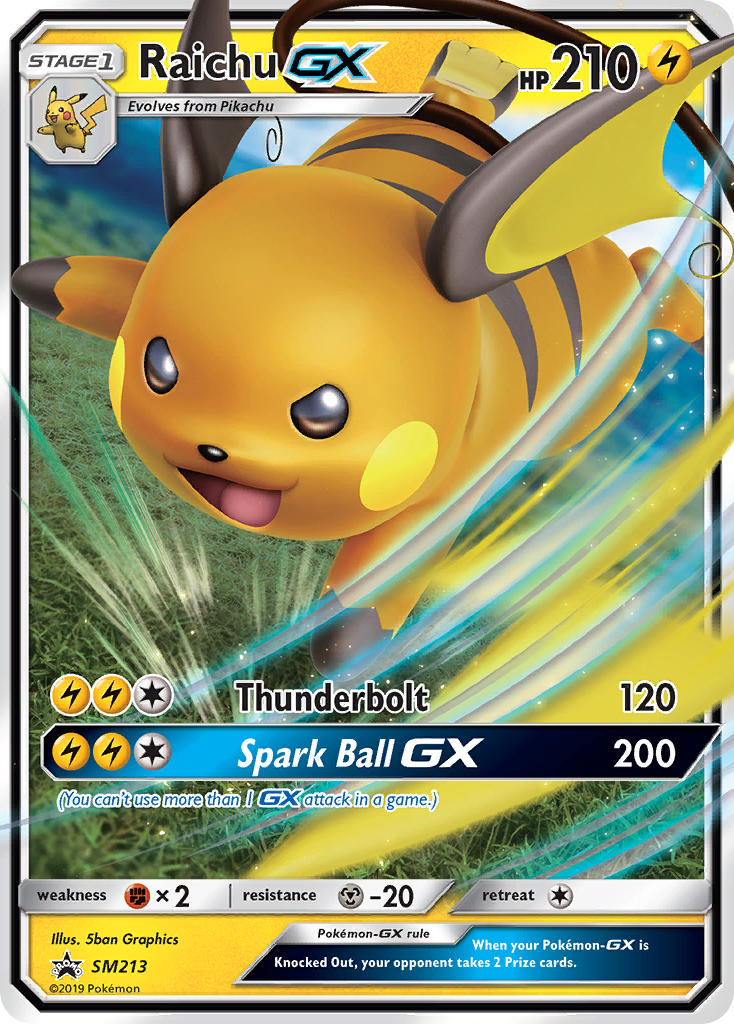 Raichu GX (SM213) [Sun & Moon: Black Star Promos] | Card Merchant Takapuna