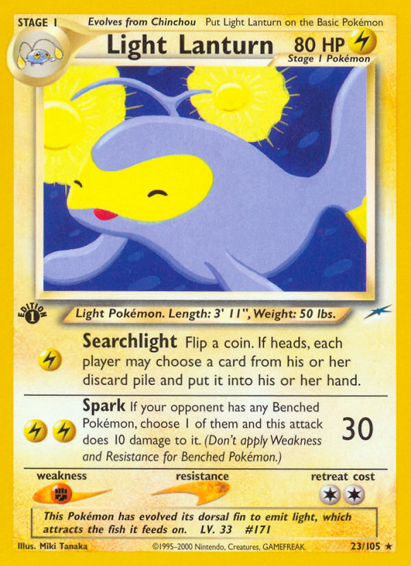 Light Lanturn (23/105) [Neo Destiny 1st Edition] | Card Merchant Takapuna