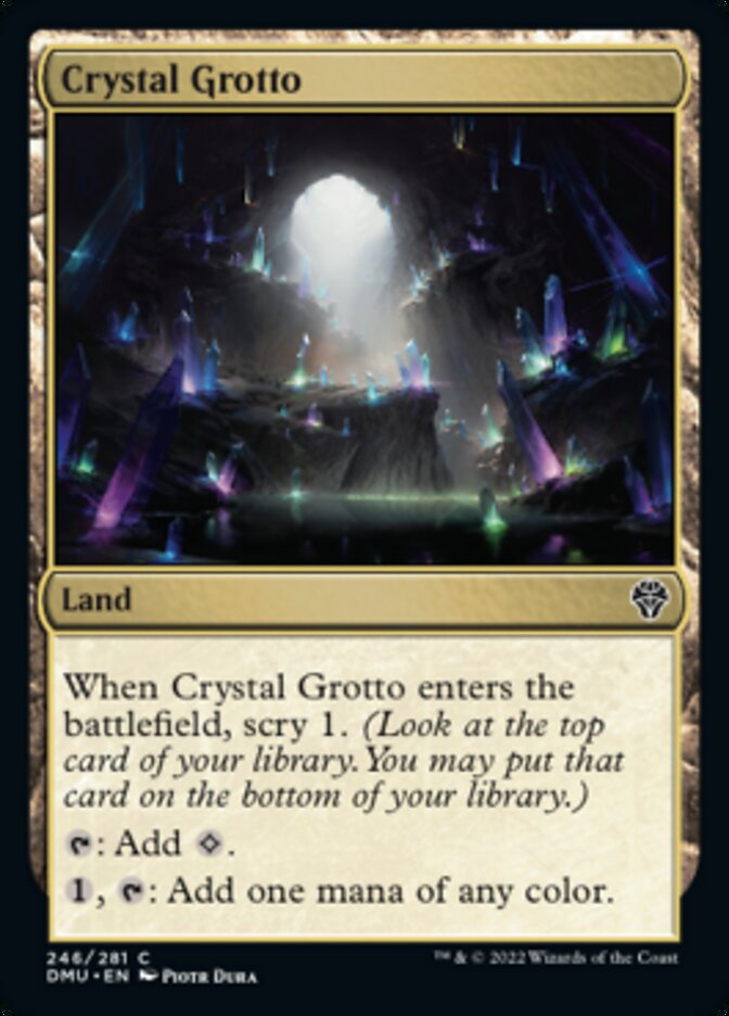 Crystal Grotto [Dominaria United] | Card Merchant Takapuna
