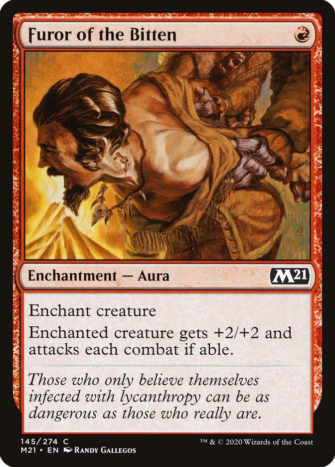 Furor of the Bitten [Core Set 2021] | Card Merchant Takapuna