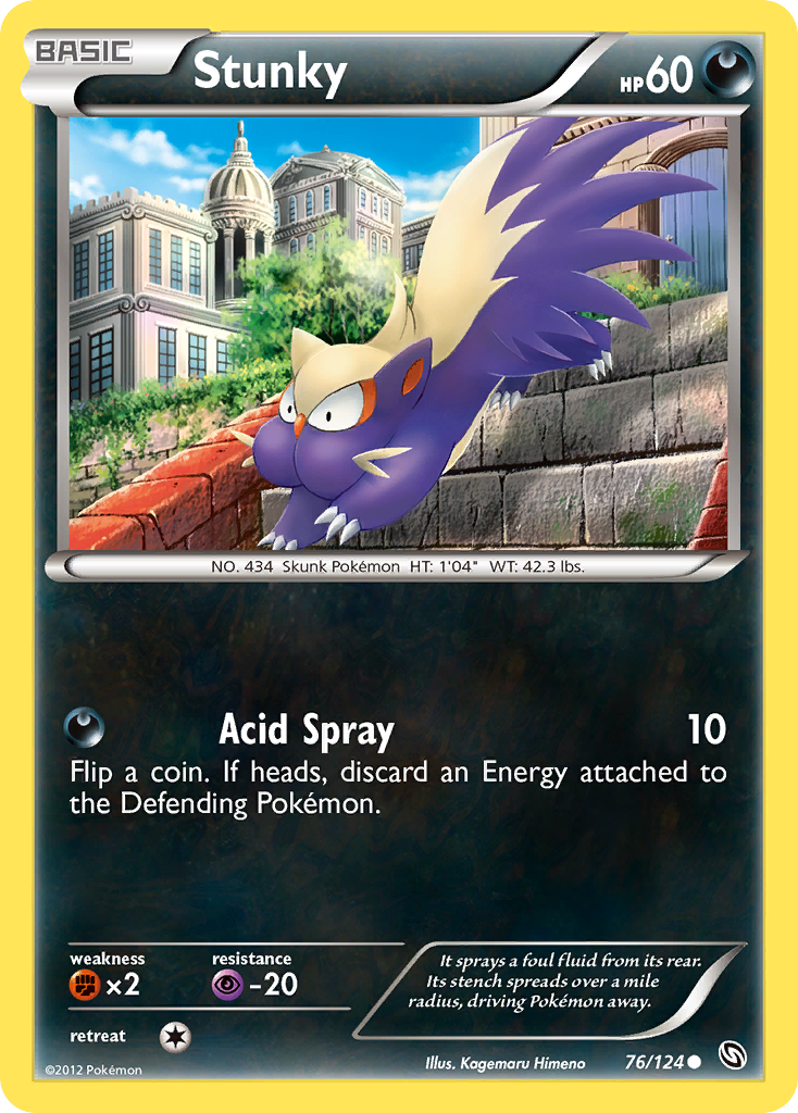 Stunky (76/124) [Black & White: Dragons Exalted] | Card Merchant Takapuna