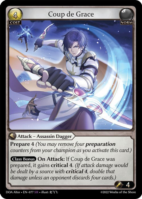 Coup de Grace (077) [Dawn of Ashes: Alter Edition] | Card Merchant Takapuna