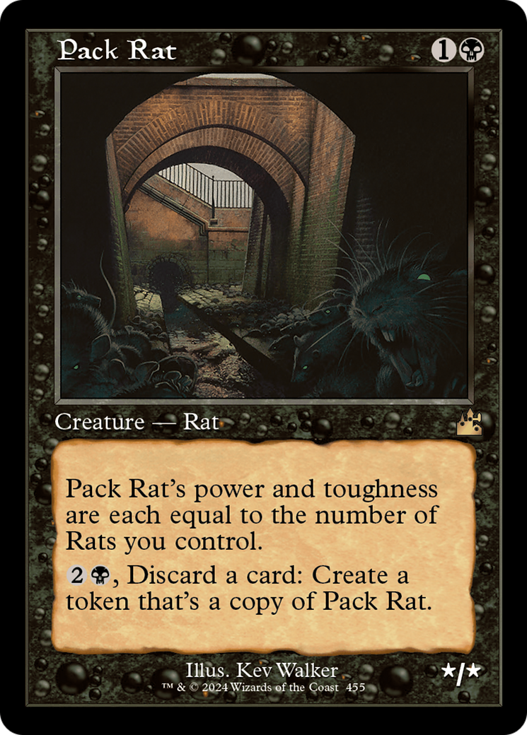 Pack Rat (Retro Frame) [Ravnica Remastered] | Card Merchant Takapuna