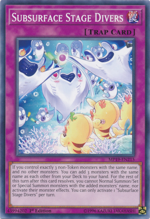 Subsurface Stage Divers [MP19-EN215] Common | Card Merchant Takapuna