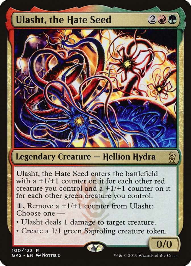 Ulasht, the Hate Seed [Ravnica Allegiance Guild Kit] | Card Merchant Takapuna