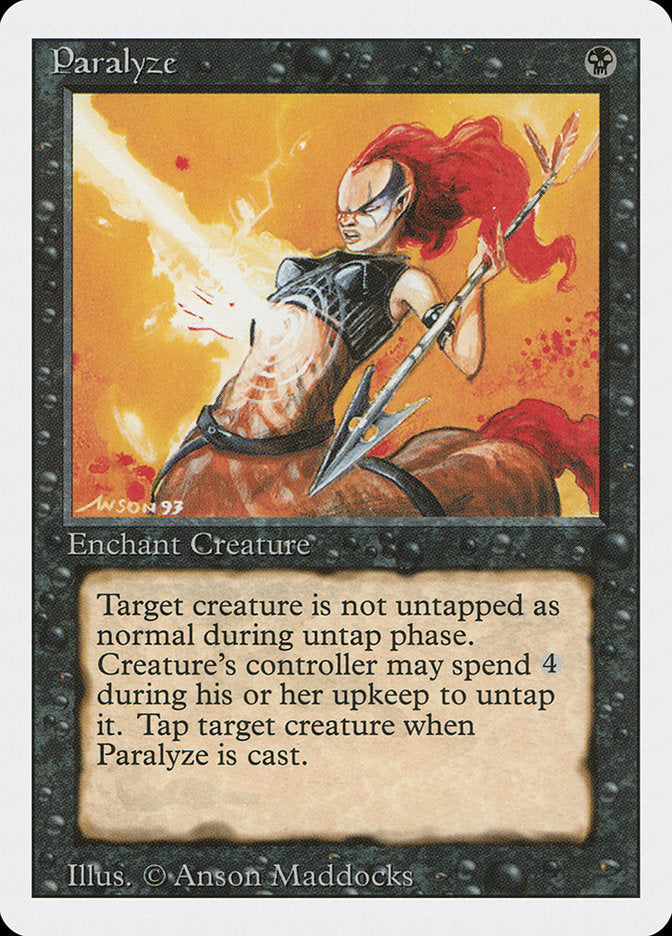 Paralyze [Revised Edition] | Card Merchant Takapuna