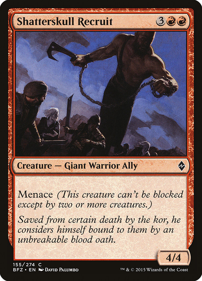 Shatterskull Recruit [Battle for Zendikar] | Card Merchant Takapuna