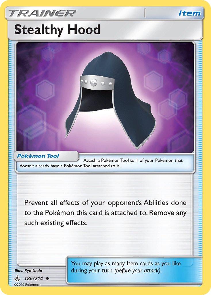 Stealthy Hood (186/214) [Sun & Moon: Unbroken Bonds] | Card Merchant Takapuna