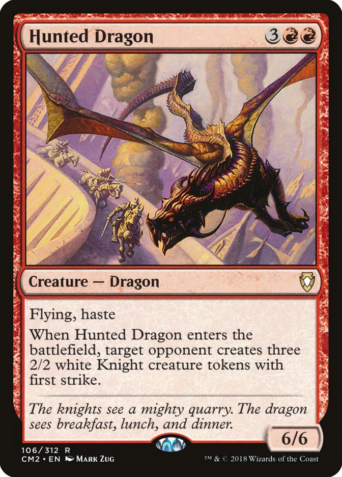 Hunted Dragon [Commander Anthology Volume II] | Card Merchant Takapuna