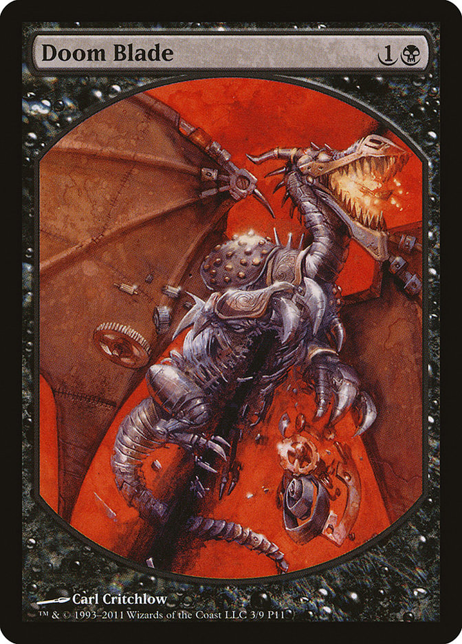 Doom Blade [Magic Player Rewards 2011] | Card Merchant Takapuna