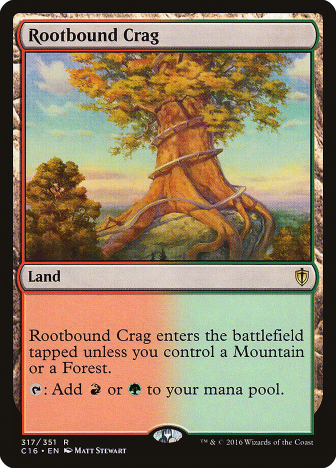 Rootbound Crag [Commander 2016] | Card Merchant Takapuna