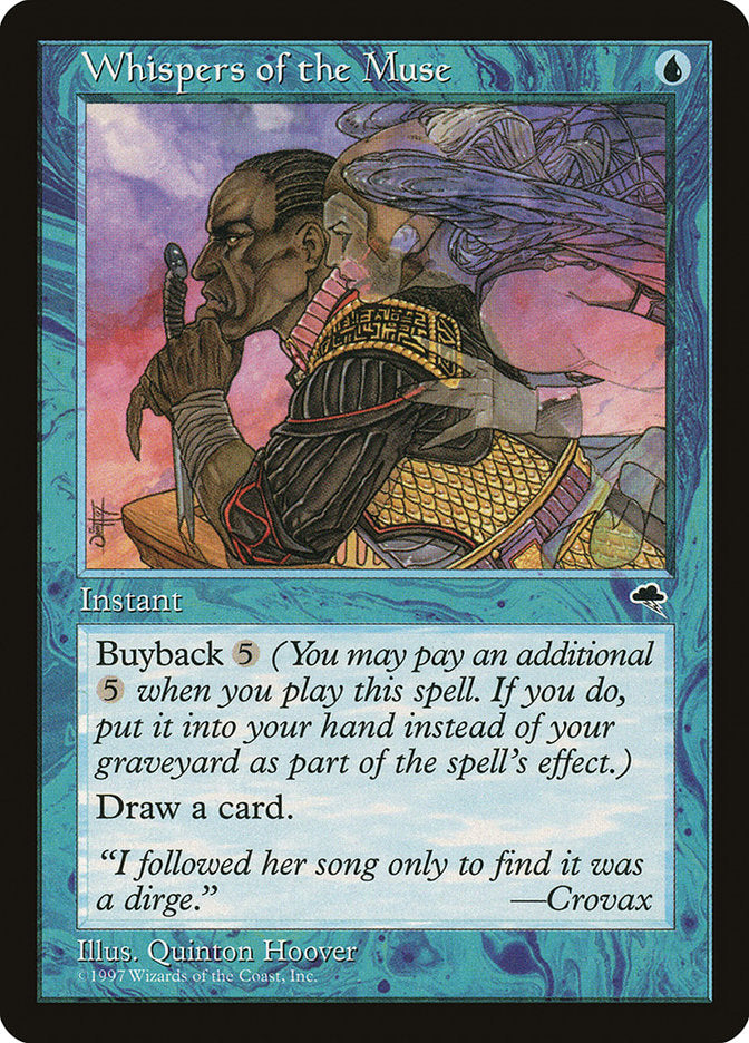 Whispers of the Muse [Tempest] | Card Merchant Takapuna