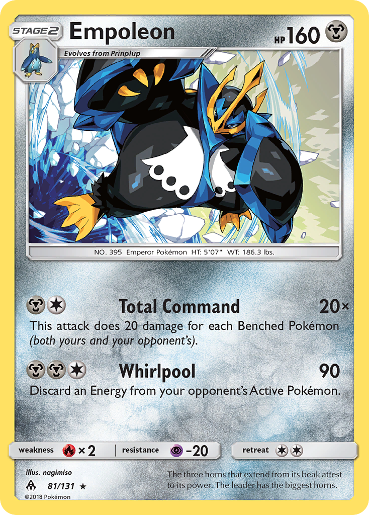 Empoleon (81/131) [Sun & Moon: Forbidden Light] | Card Merchant Takapuna