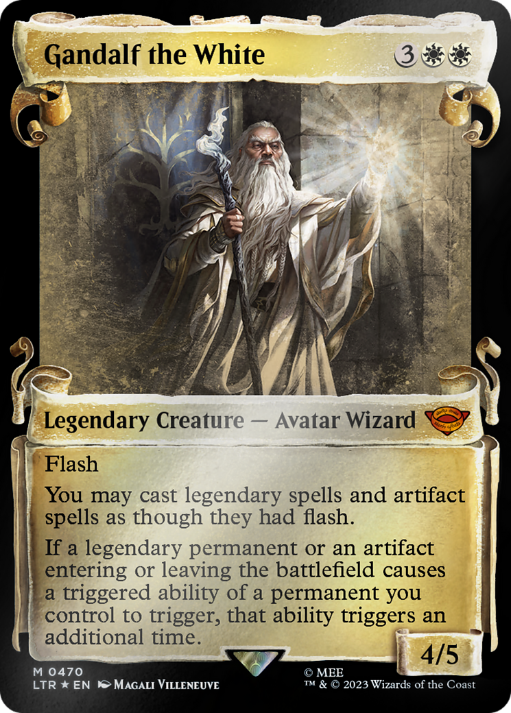 Gandalf the White [The Lord of the Rings: Tales of Middle-Earth Showcase Scrolls] | Card Merchant Takapuna