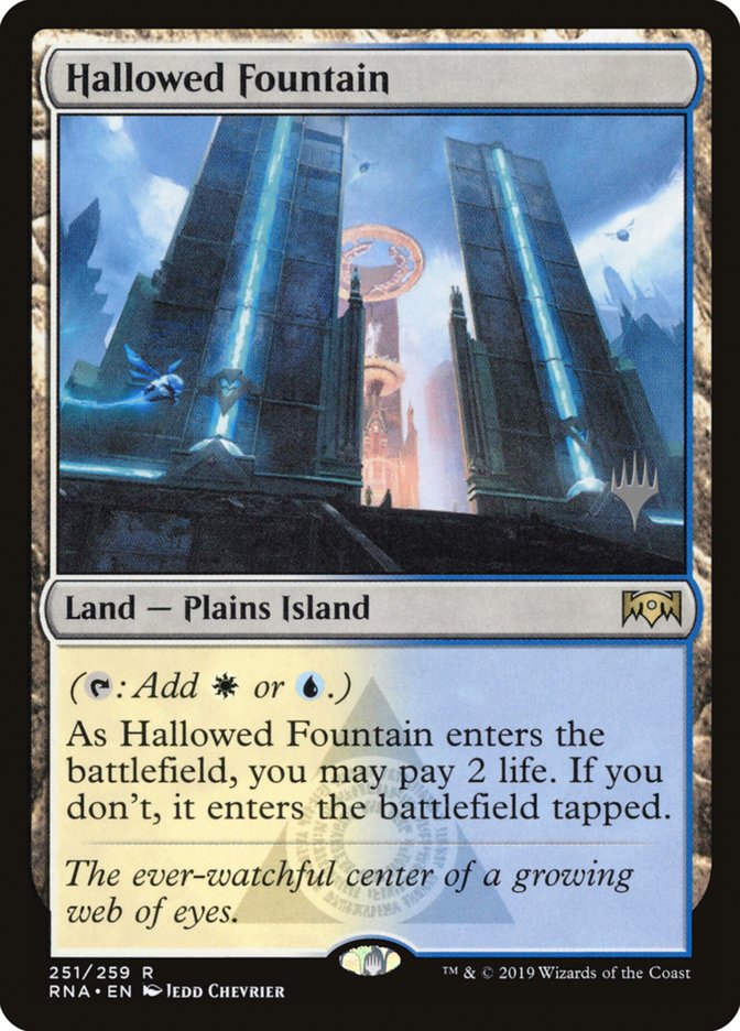 Hallowed Fountain (Promo Pack) [Ravnica Allegiance Promos] | Card Merchant Takapuna