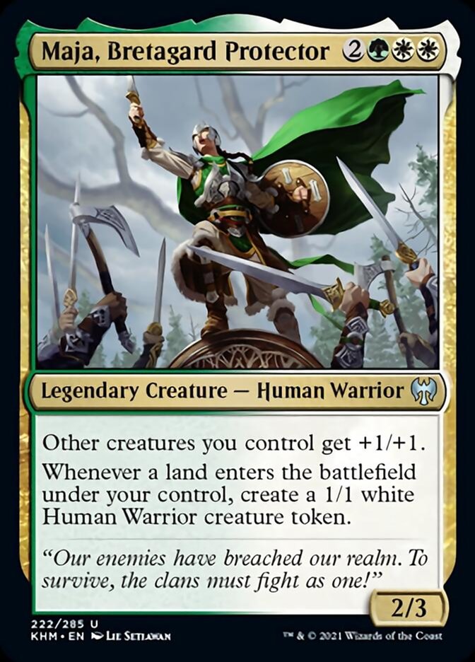 Maja, Bretagard Protector [Kaldheim] | Card Merchant Takapuna