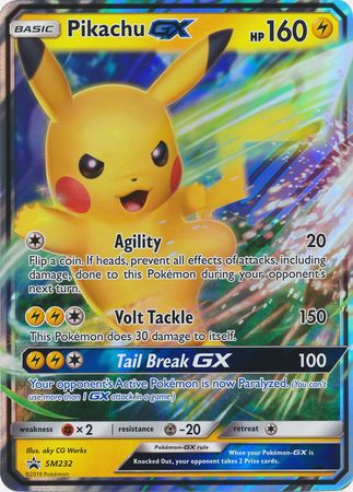 Pikachu GX (SM232) (Jumbo Card) [Sun & Moon: Black Star Promos] | Card Merchant Takapuna