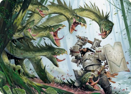 Lair of the Hydra Art Card [Dungeons & Dragons: Adventures in the Forgotten Realms Art Series] | Card Merchant Takapuna