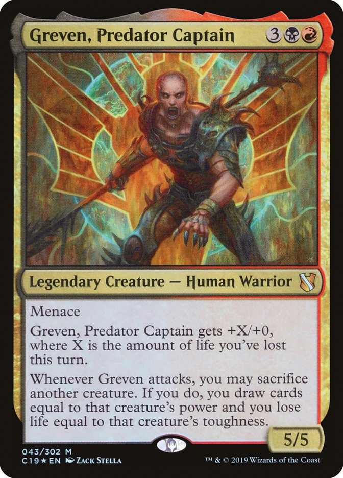 Greven, Predator Captain [Commander 2019] | Card Merchant Takapuna