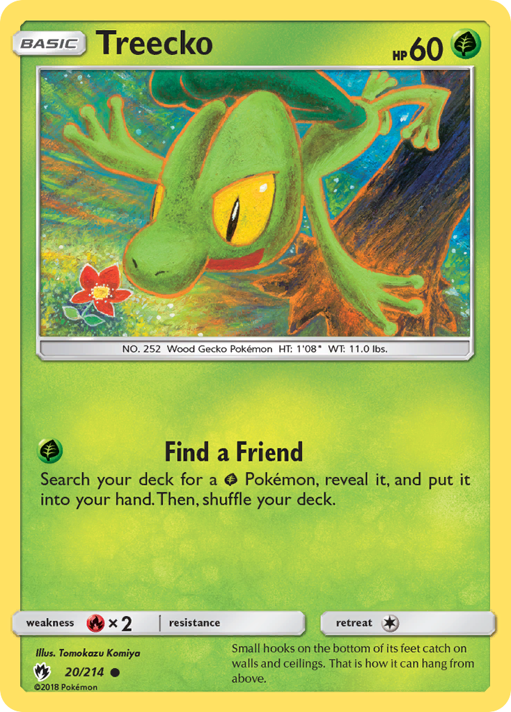 Treecko (20/214) [Sun & Moon: Lost Thunder] | Card Merchant Takapuna