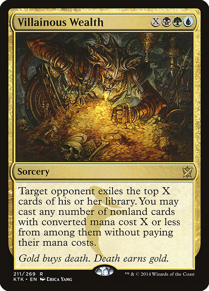 Villainous Wealth [Khans of Tarkir] | Card Merchant Takapuna