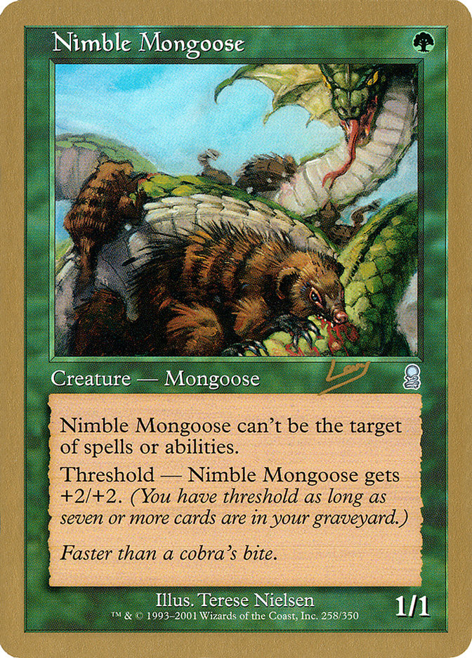 Nimble Mongoose (Raphael Levy) [World Championship Decks 2002] | Card Merchant Takapuna