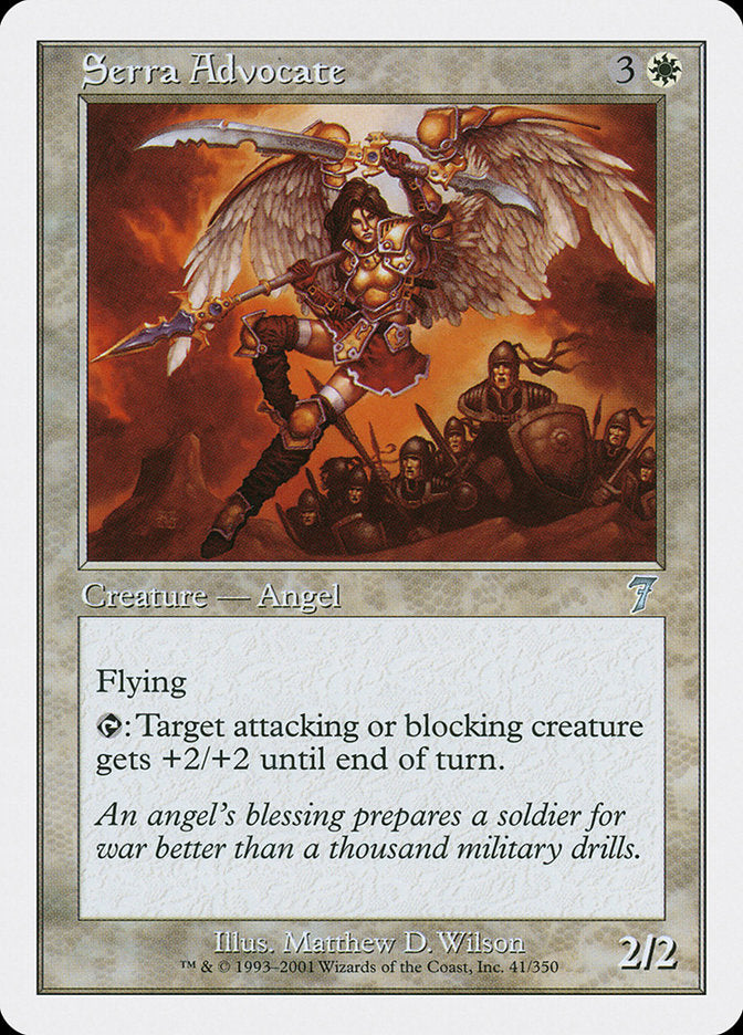 Serra Advocate [Seventh Edition] | Card Merchant Takapuna