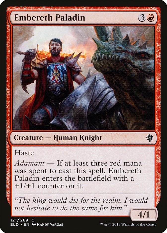 Embereth Paladin [Throne of Eldraine] | Card Merchant Takapuna