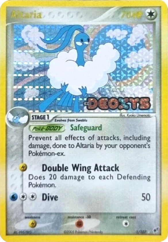 Altaria (1/107) (Stamped) [EX: Deoxys] | Card Merchant Takapuna