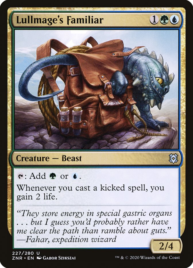Lullmage's Familiar [Zendikar Rising] | Card Merchant Takapuna
