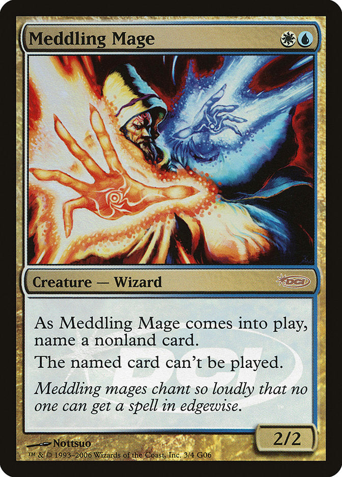 Meddling Mage [Judge Gift Cards 2006] | Card Merchant Takapuna