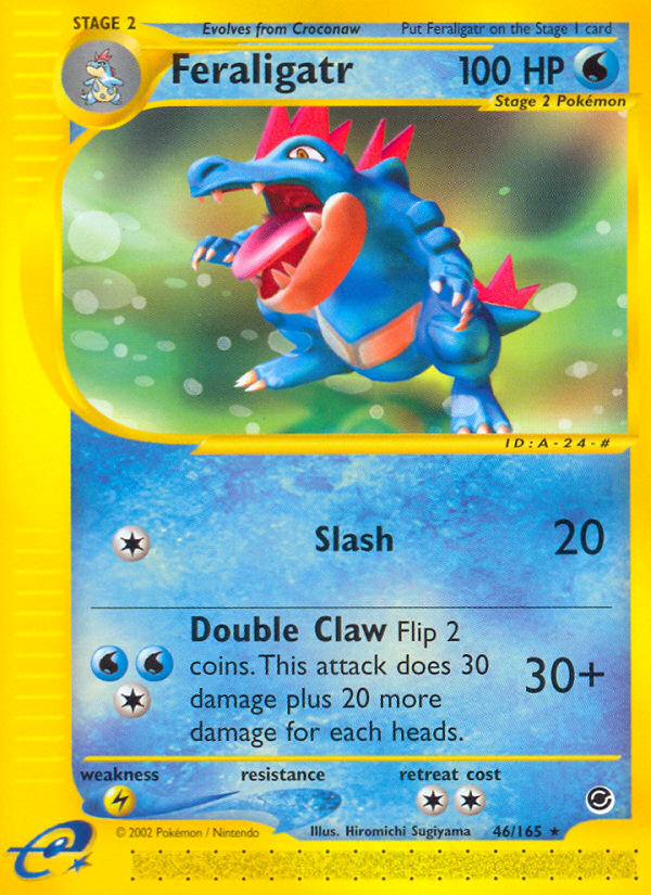 Feraligatr (46/165) [Expedition: Base Set] | Card Merchant Takapuna