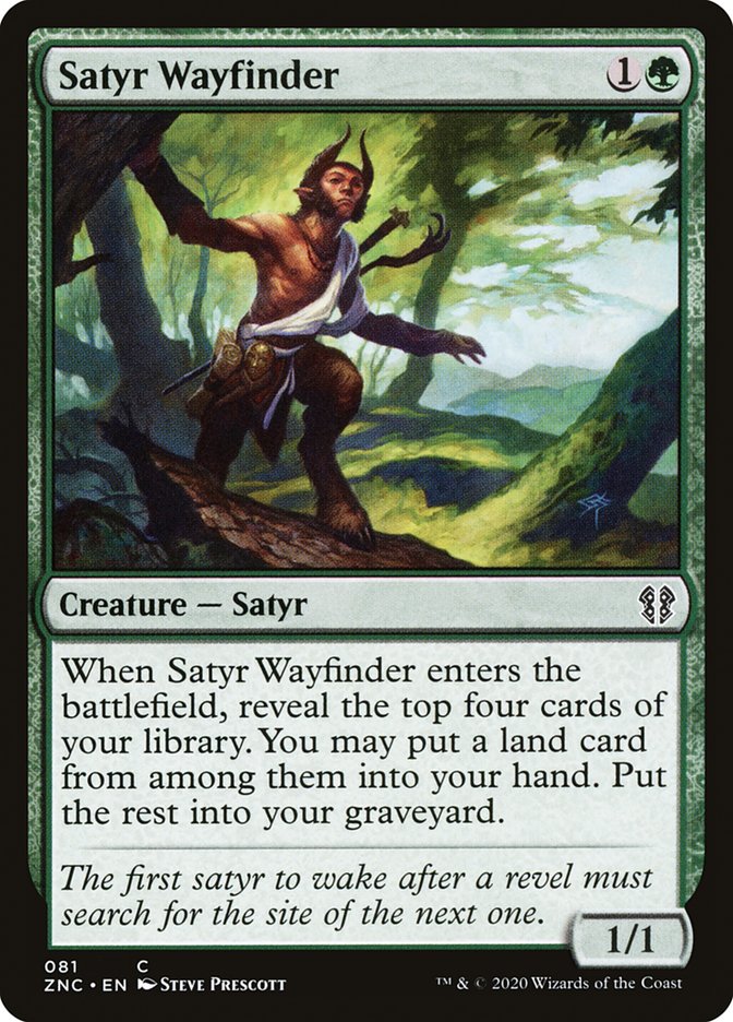 Satyr Wayfinder [Zendikar Rising Commander] | Card Merchant Takapuna