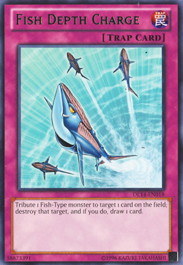 Fish Depth Charge (Green) [DL14-EN018] Rare | Card Merchant Takapuna