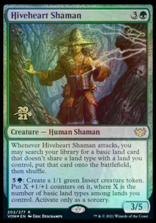 Hiveheart Shaman [Innistrad: Crimson Vow Prerelease Promos] | Card Merchant Takapuna