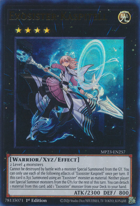 Exosister Kaspitell [MP23-EN257] Ultra Rare | Card Merchant Takapuna