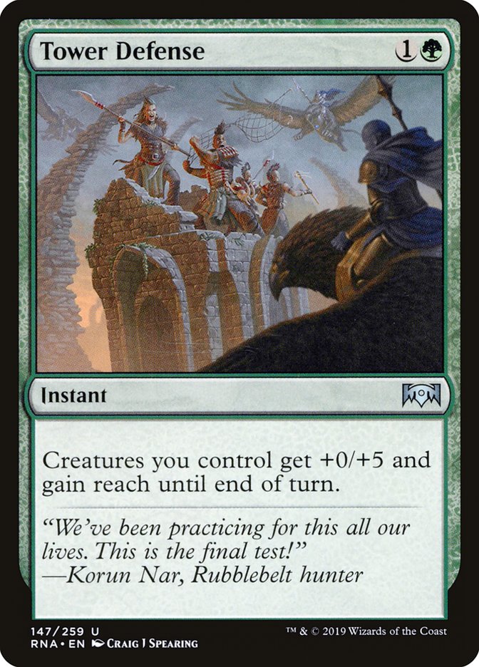 Tower Defense [Ravnica Allegiance] | Card Merchant Takapuna