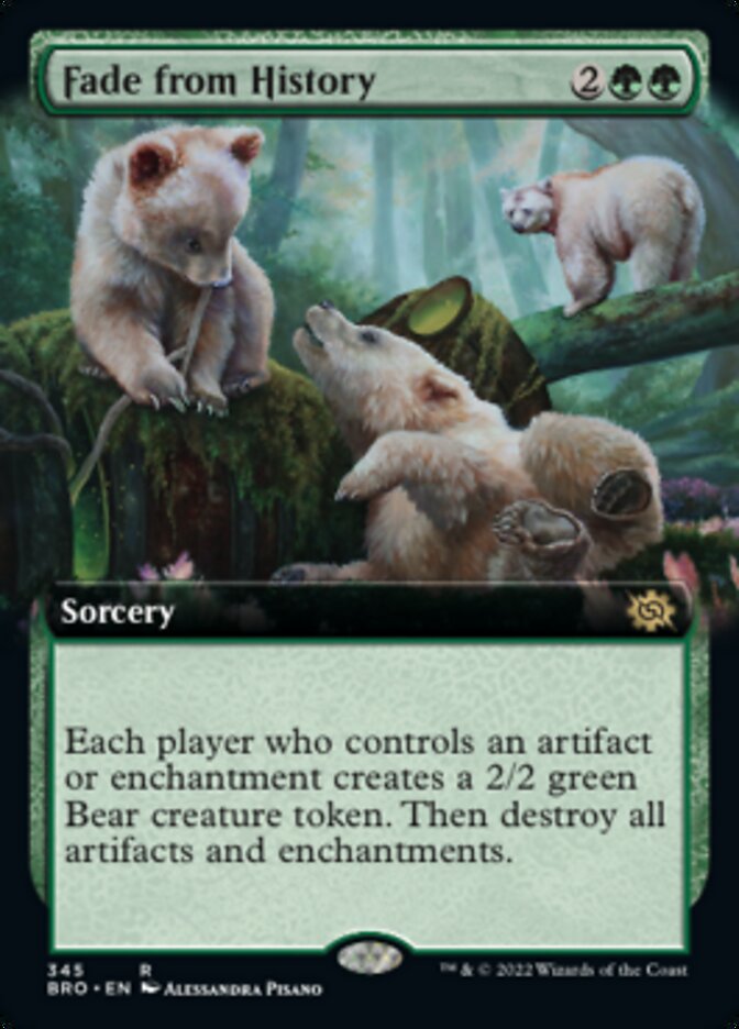 Fade from History (Extended Art) [The Brothers' War] | Card Merchant Takapuna