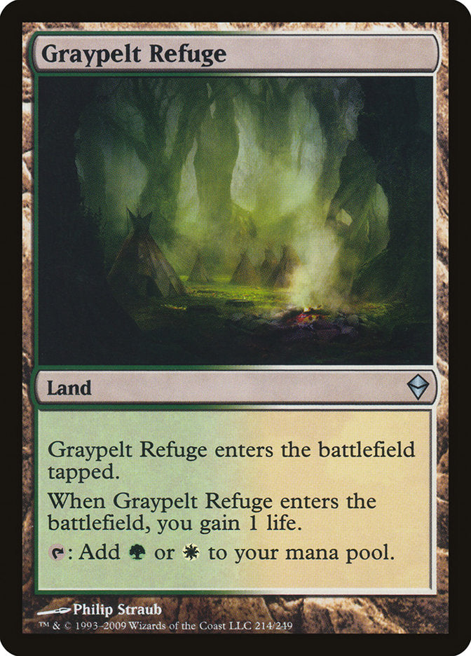 Graypelt Refuge [Zendikar] | Card Merchant Takapuna