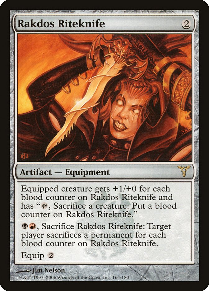 Rakdos Riteknife [Dissension] | Card Merchant Takapuna