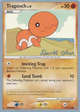 Trapinch LV.9 (115/132) (Stallgon - David Cohen) [World Championships 2009] | Card Merchant Takapuna